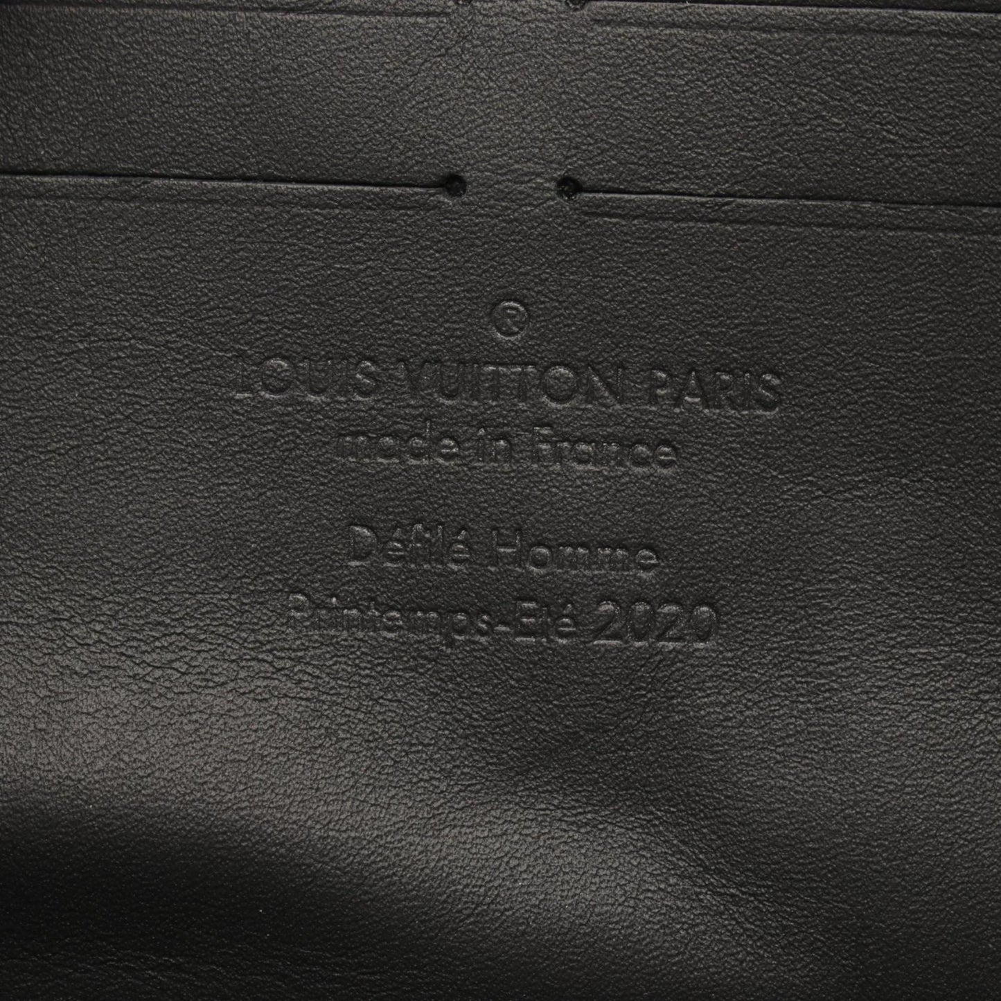 Louis Vuitton  Noir Leather Clutch Bag