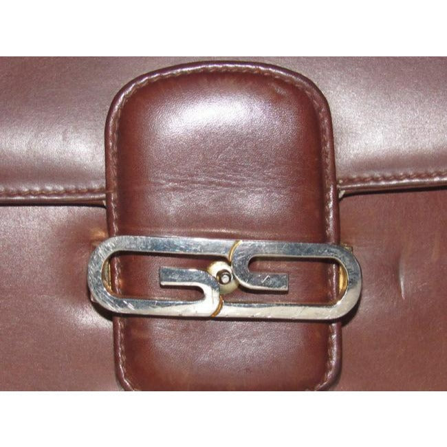 Gucci Vintage Pursesdesigner Purses Caramel Brown Leather Shoulder Bag