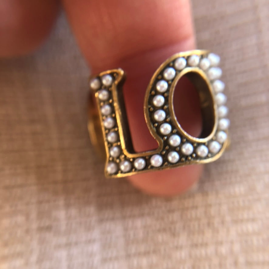Gucci LOVED Pearl Ring