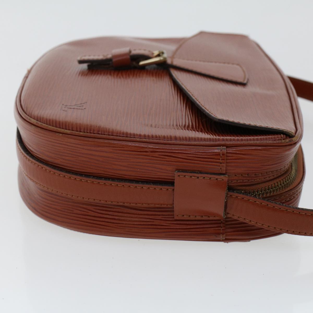 LOUIS VUITTON Epi June Feuille Shoulder Bag Kenya Brown M52153 LV  47955