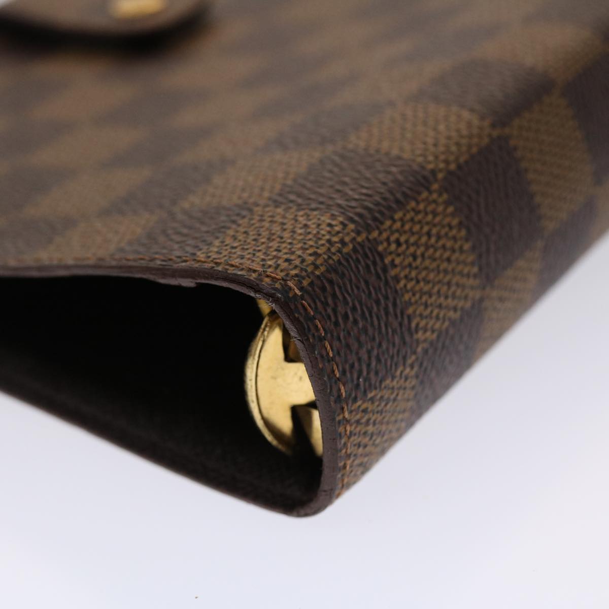 LOUIS VUITTON Damier Ebene Agenda MM Day Planner Cover R20240 LV  48078