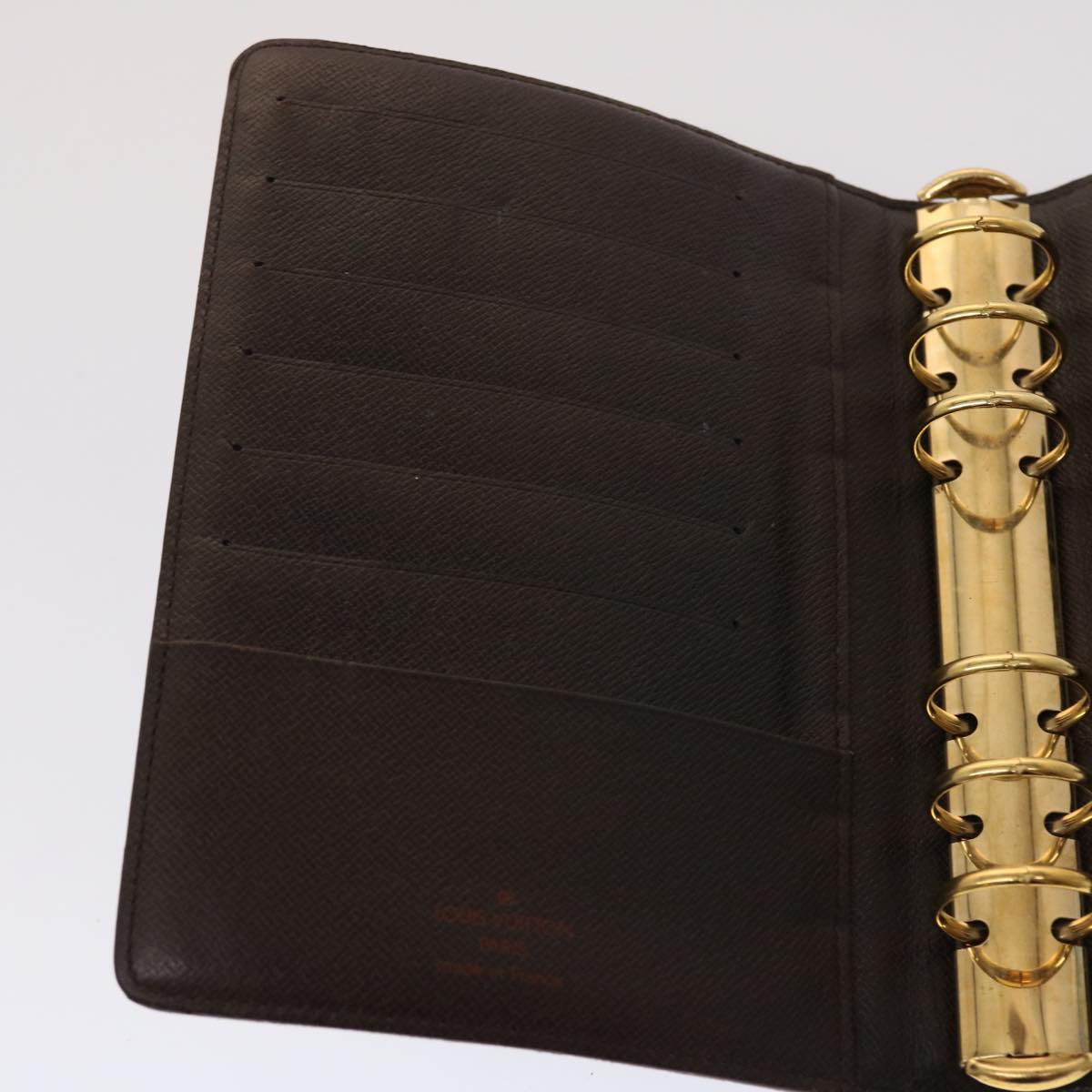 LOUIS VUITTON Damier Ebene Agenda MM Day Planner Cover R20240 LV  48078