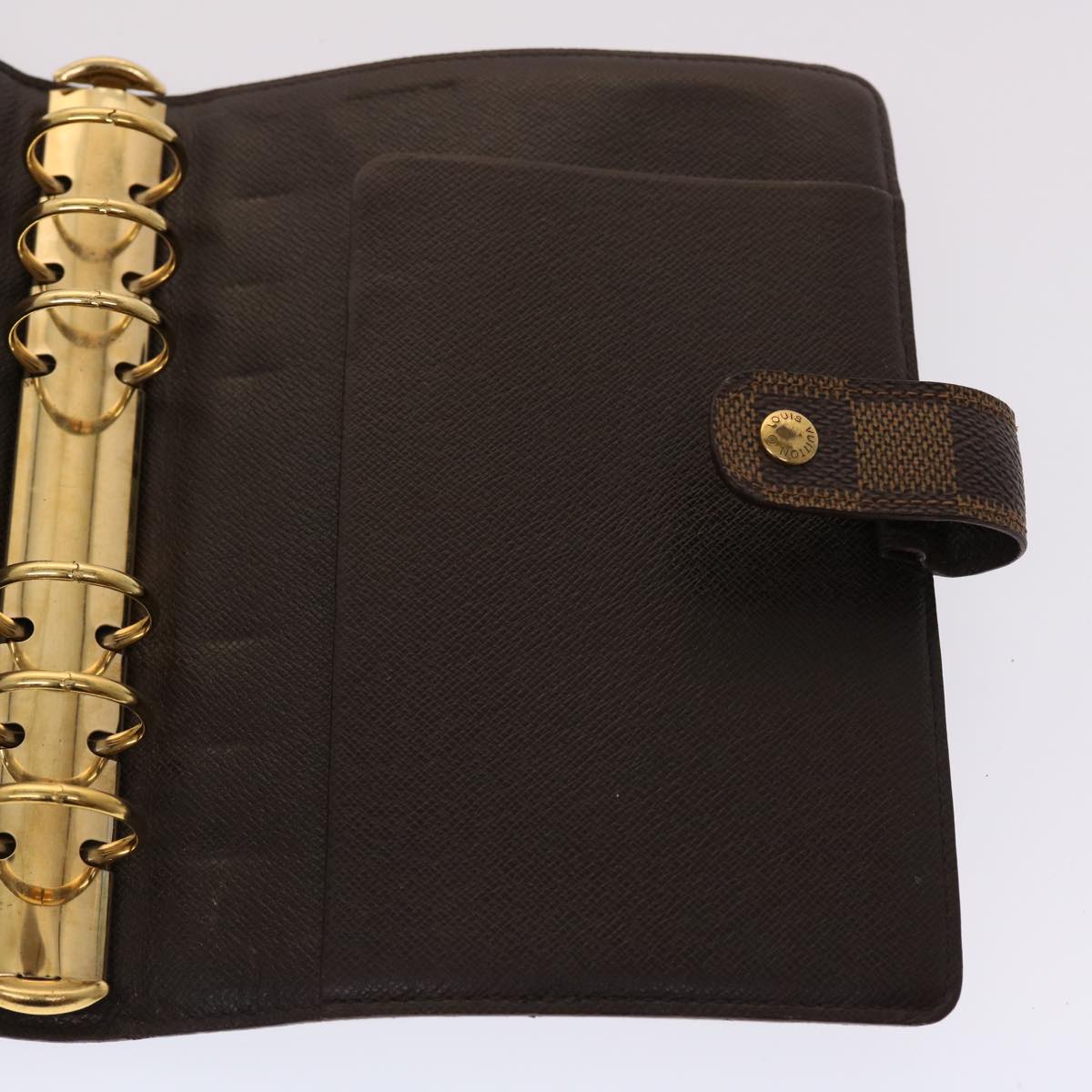 LOUIS VUITTON Damier Ebene Agenda MM Day Planner Cover R20240 LV  48078