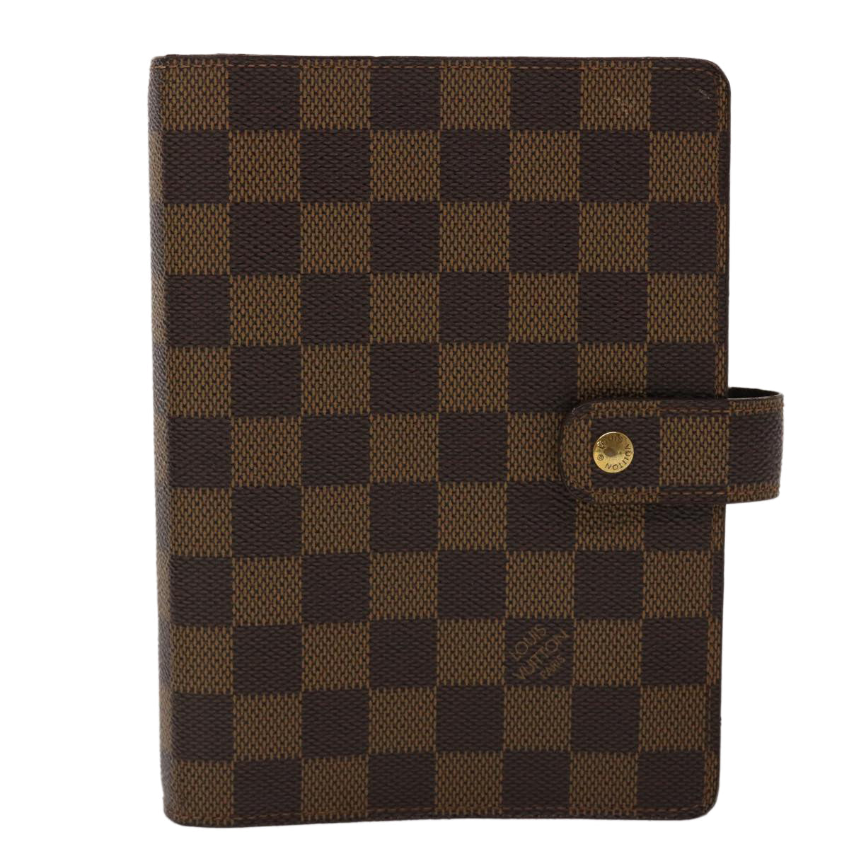 LOUIS VUITTON Damier Ebene Agenda MM Day Planner Cover R20240 LV  48078