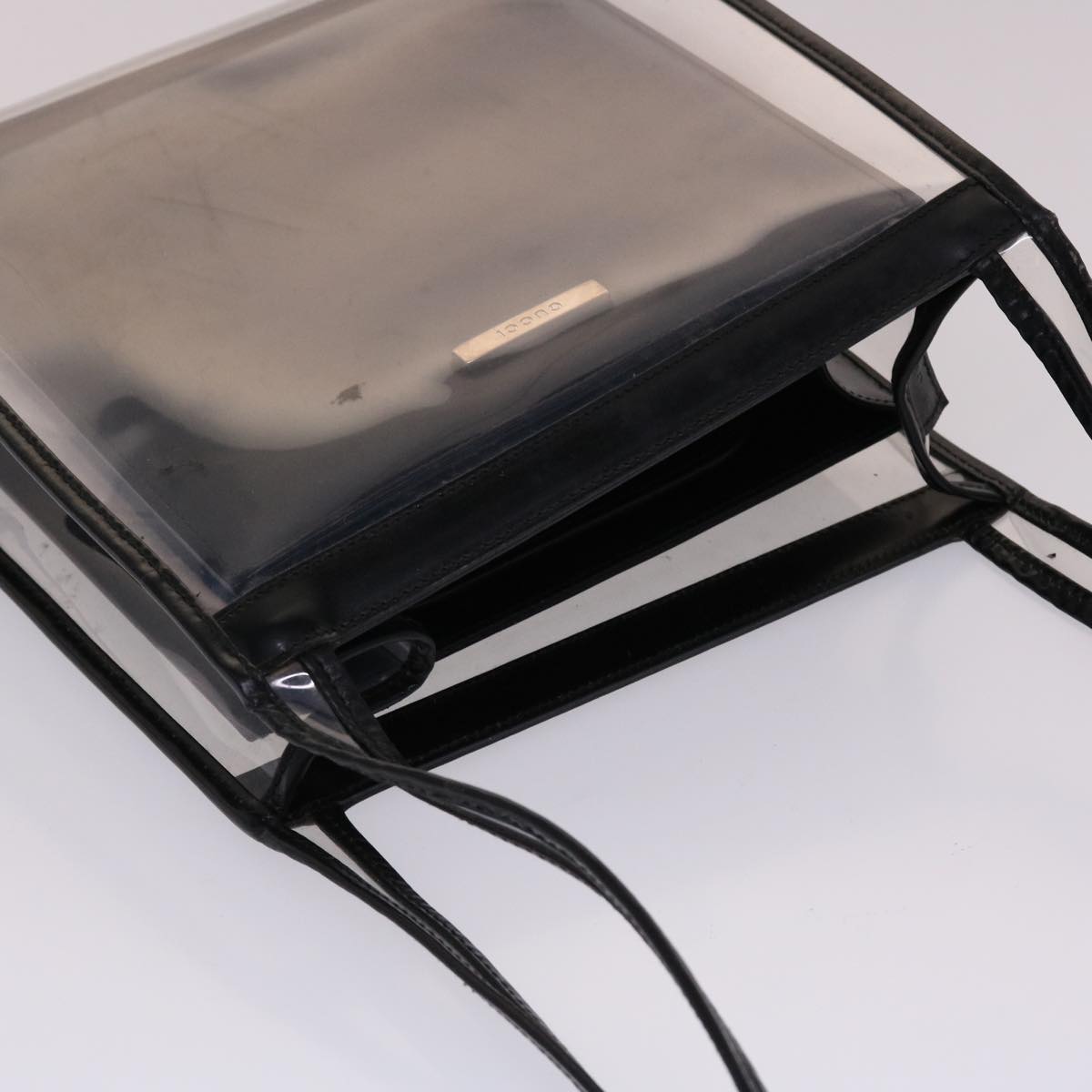GUCCI Shoulder Bag Vinyl Black  48186