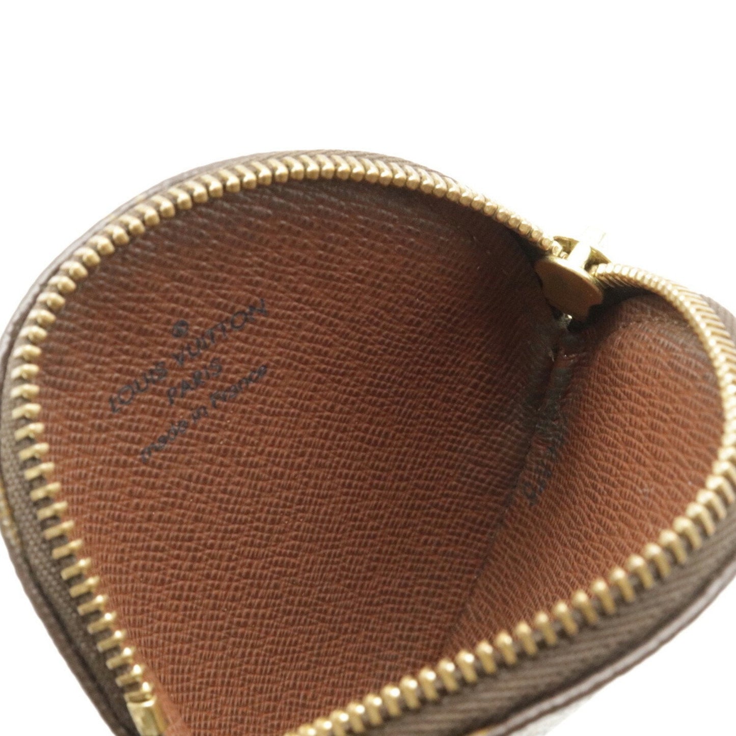 Louis Vuitton Brown Canvas Porte Monnaie Rond wallet accessories