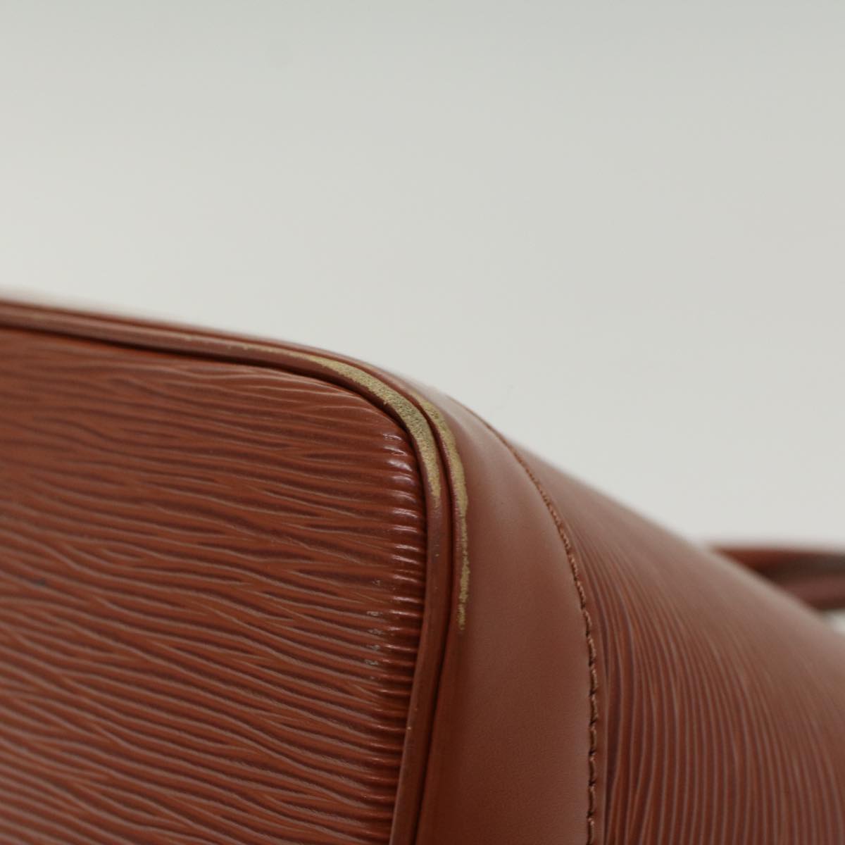 LOUIS VUITTON Epi Alma Hand Bag Brown M5214D LV  48436