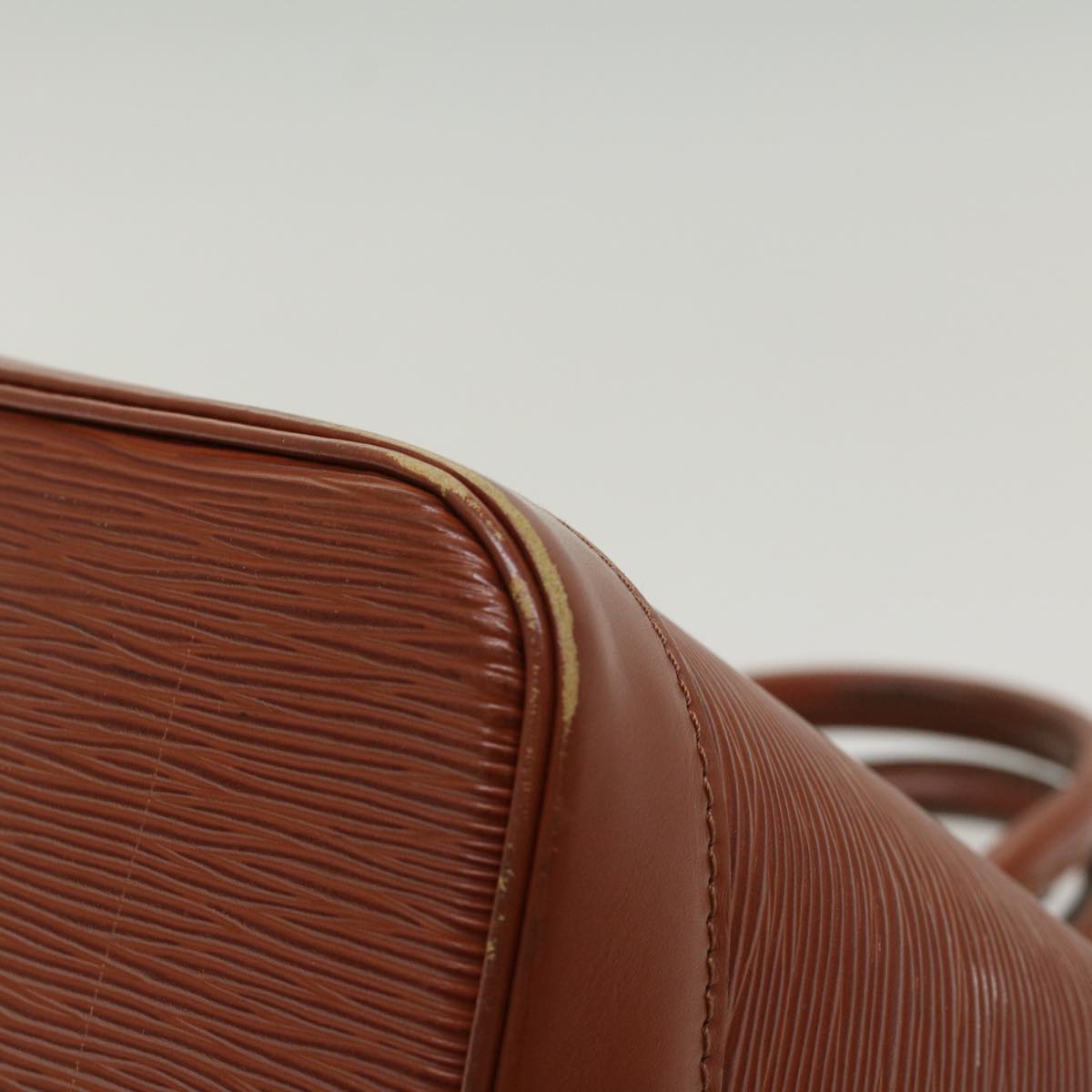LOUIS VUITTON Epi Alma Hand Bag Brown M5214D LV  48436