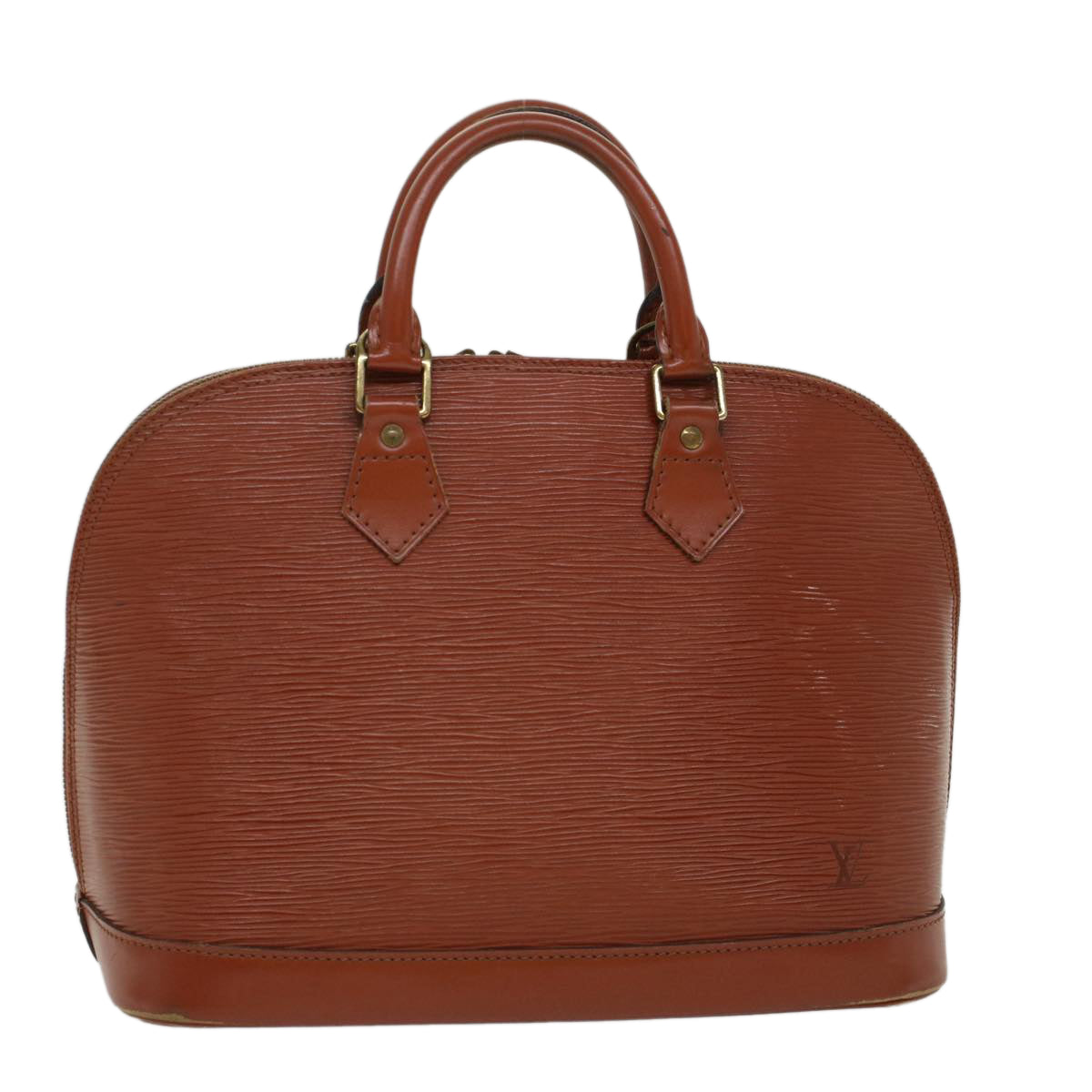 LOUIS VUITTON Epi Alma Hand Bag Brown M5214D LV  48436