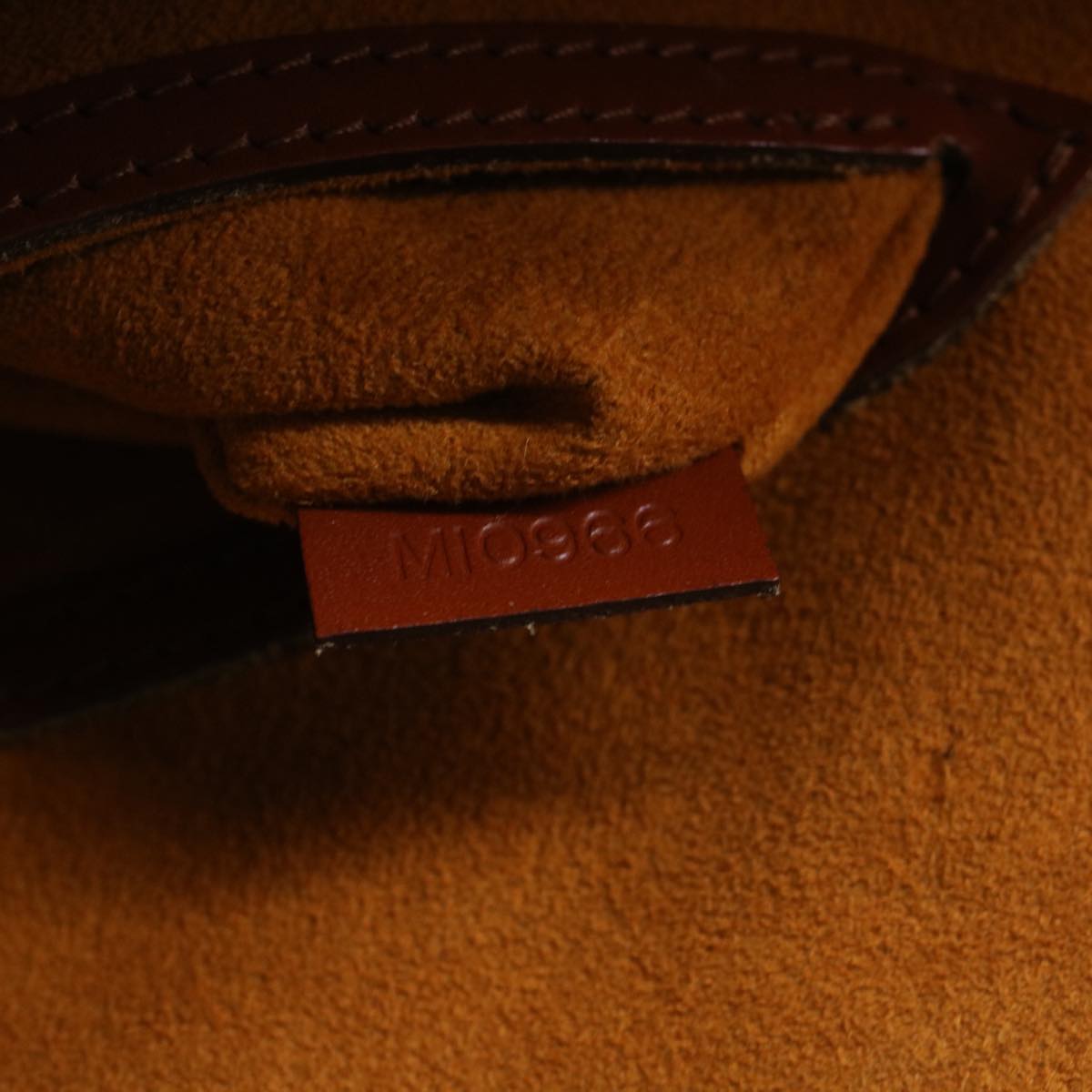 LOUIS VUITTON Epi Alma Hand Bag Brown M5214D LV  48436