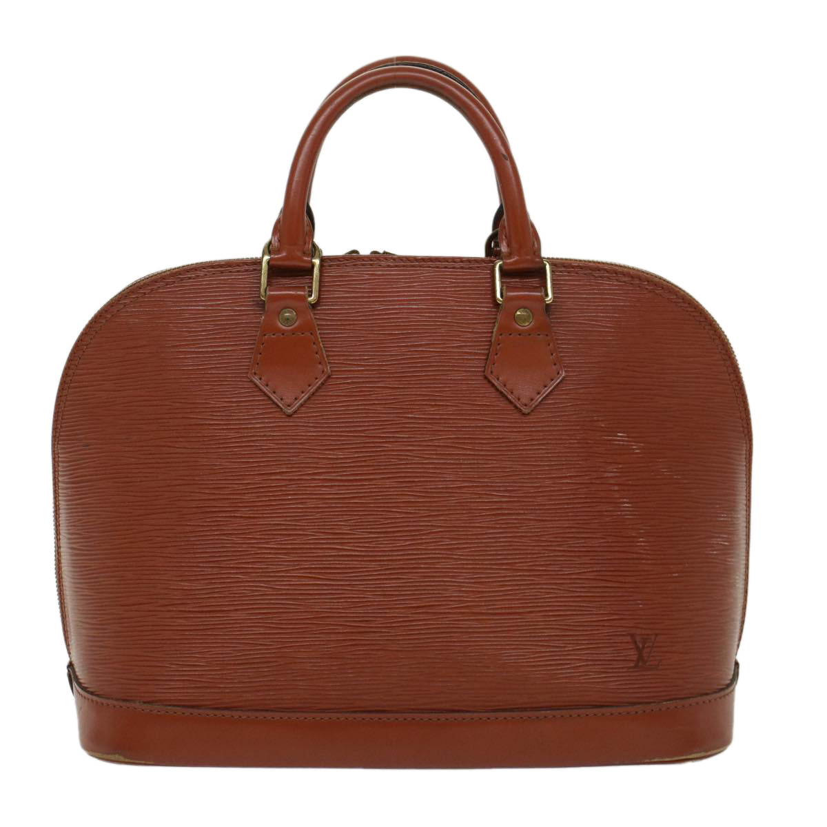 LOUIS VUITTON Epi Alma Hand Bag Brown M5214D LV  48436
