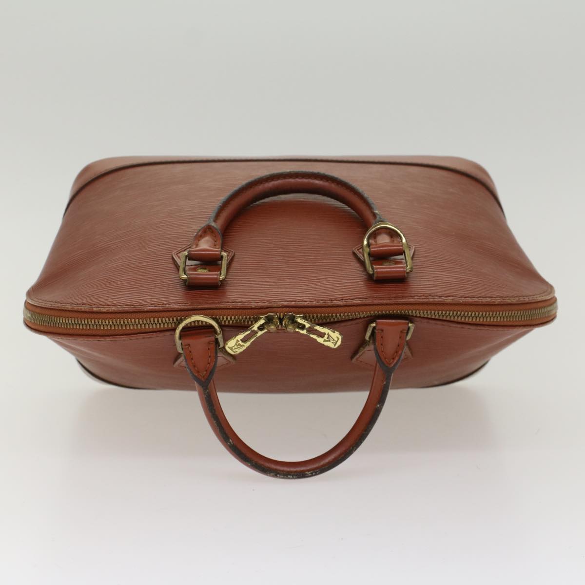 LOUIS VUITTON Epi Alma Hand Bag Brown M5214D LV  48436