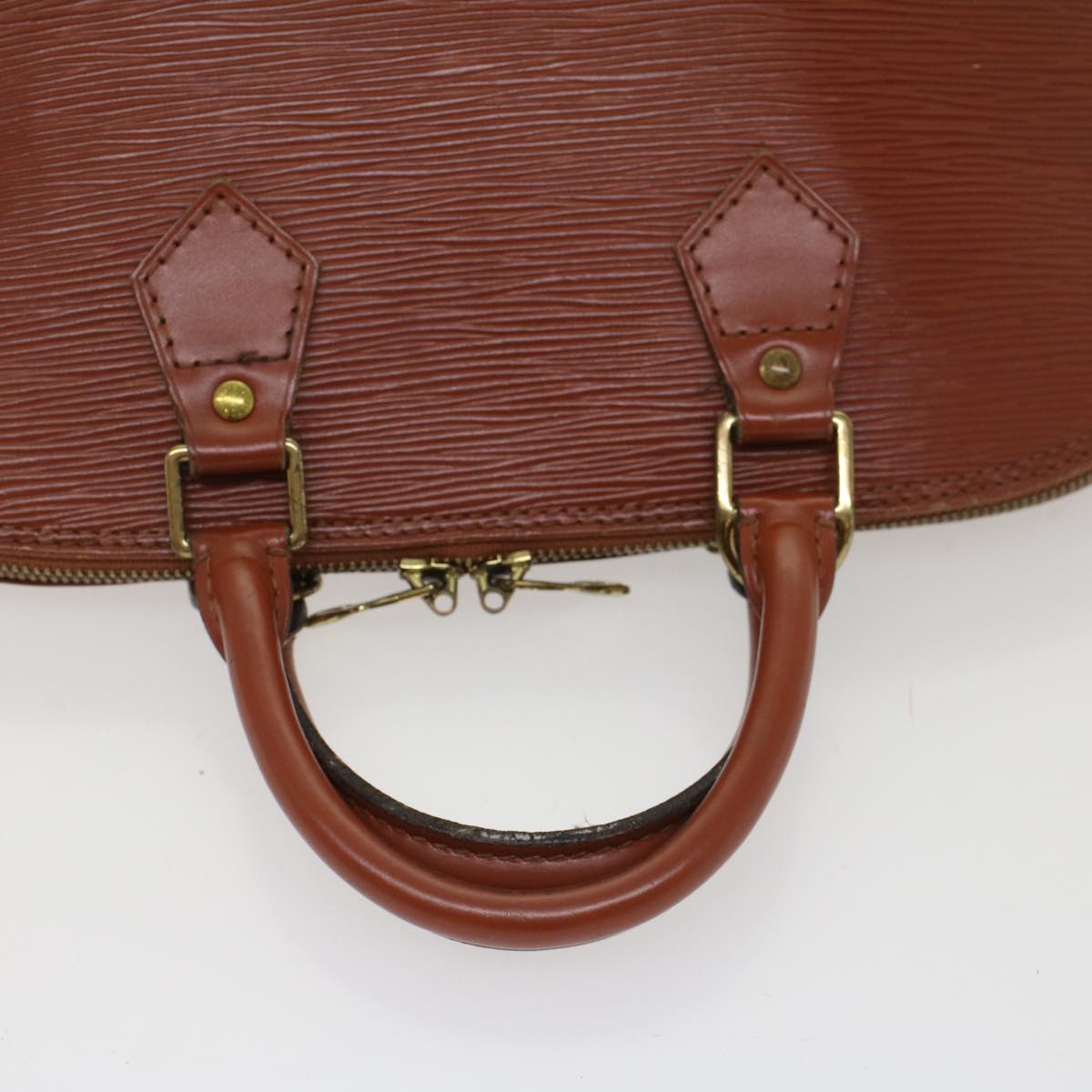 LOUIS VUITTON Epi Alma Hand Bag Brown M5214D LV  48436