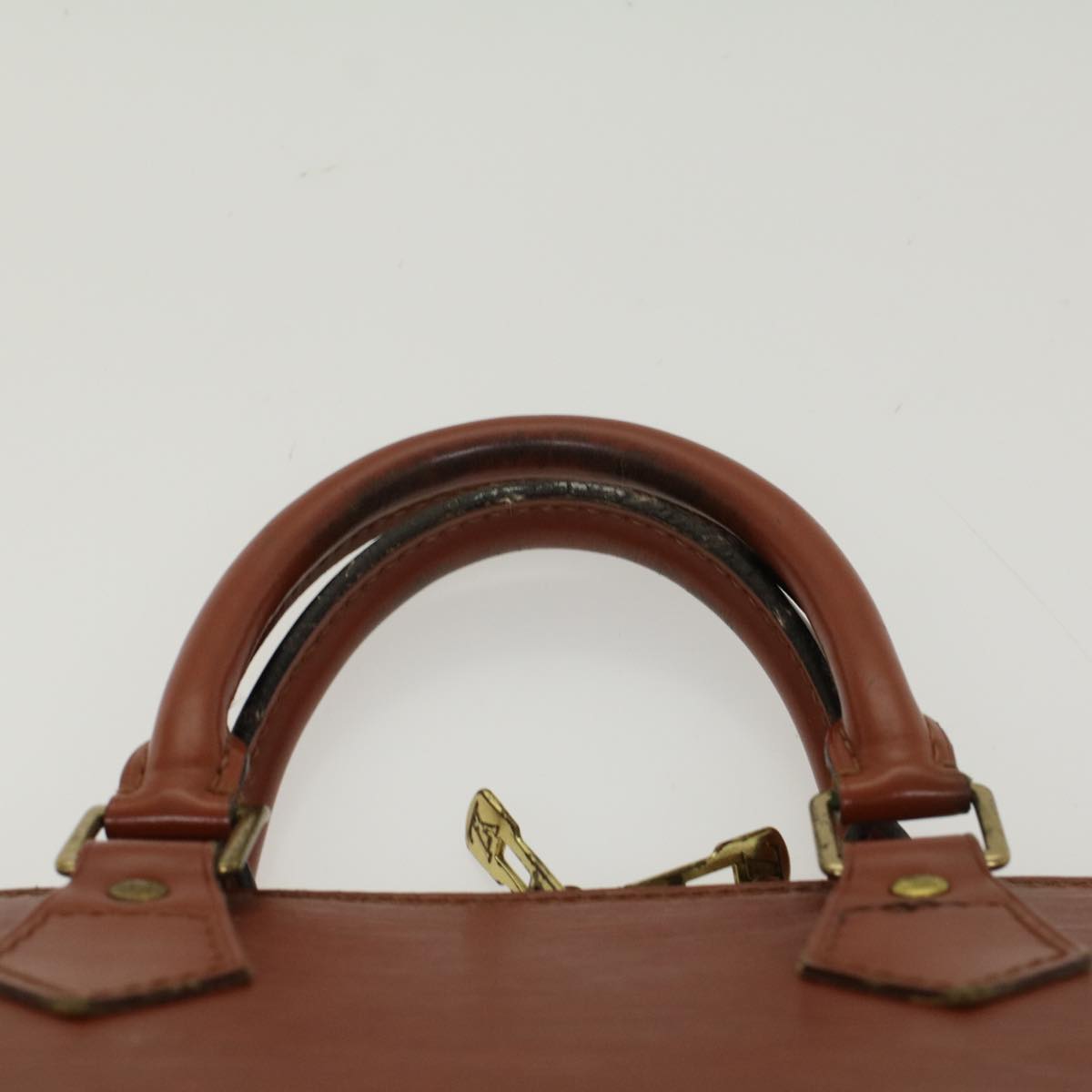 LOUIS VUITTON Epi Alma Hand Bag Brown M5214D LV  48436