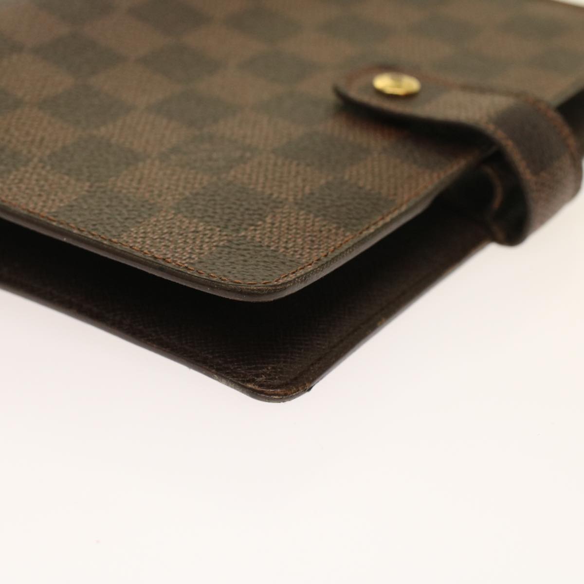 LOUIS VUITTON Damier Ebene Agenda MM Day Planner Cover R20240 LV  48543