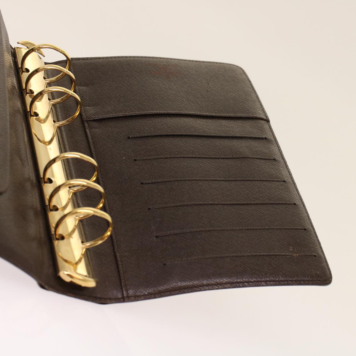 LOUIS VUITTON Damier Ebene Agenda MM Day Planner Cover R20240 LV  48543