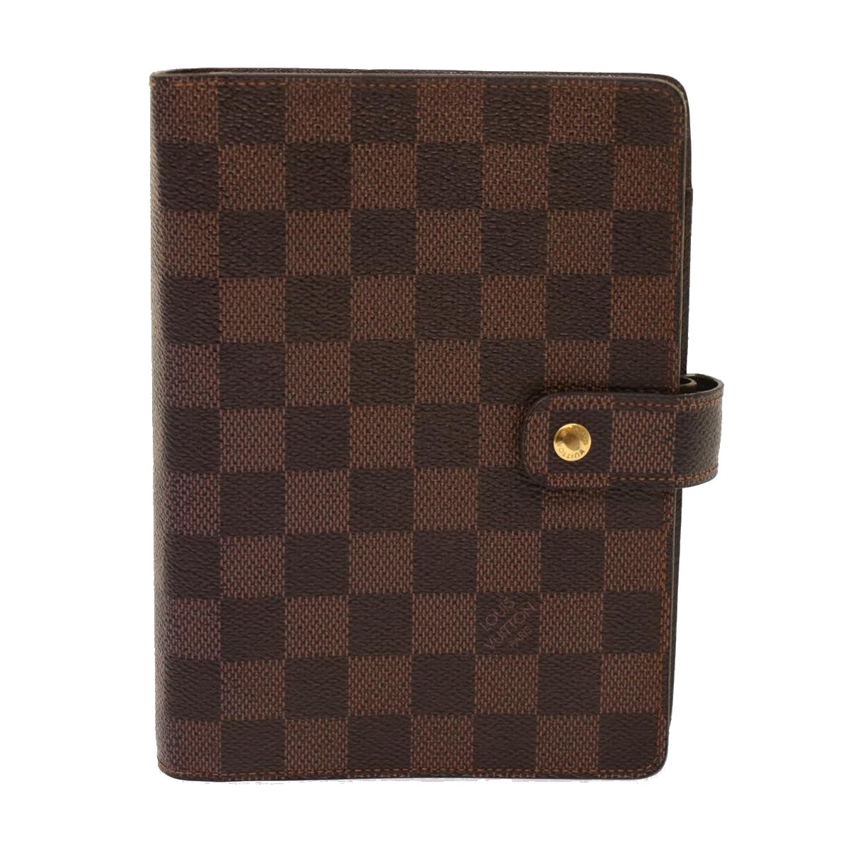 LOUIS VUITTON Damier Ebene Agenda MM Day Planner Cover R20240 LV  48543