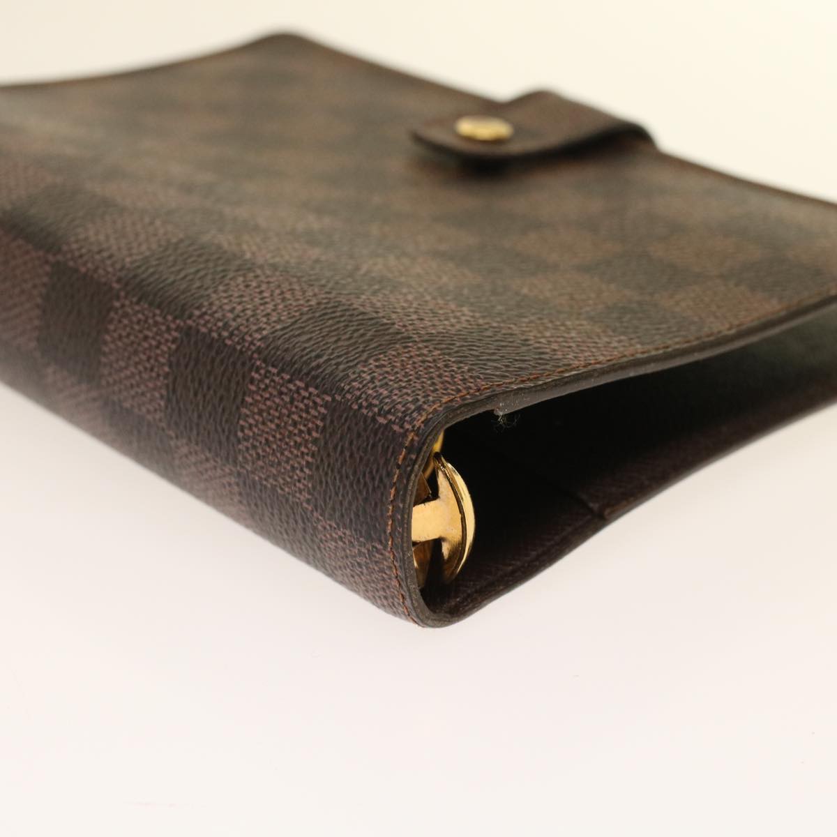 LOUIS VUITTON Damier Ebene Agenda MM Day Planner Cover R20240 LV  48543