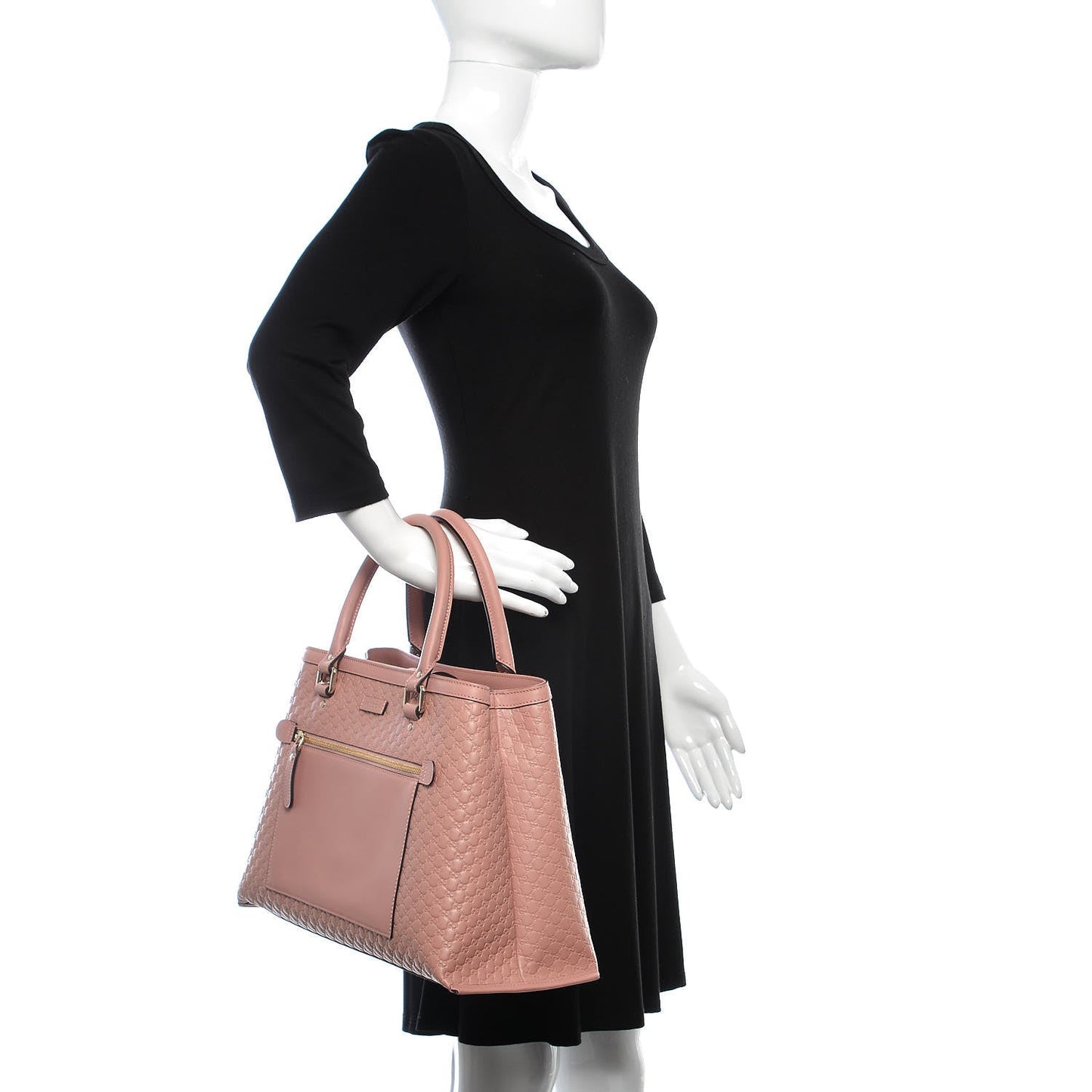 Gucci Soft Microguccissima Medium Tote in Soft Pink
