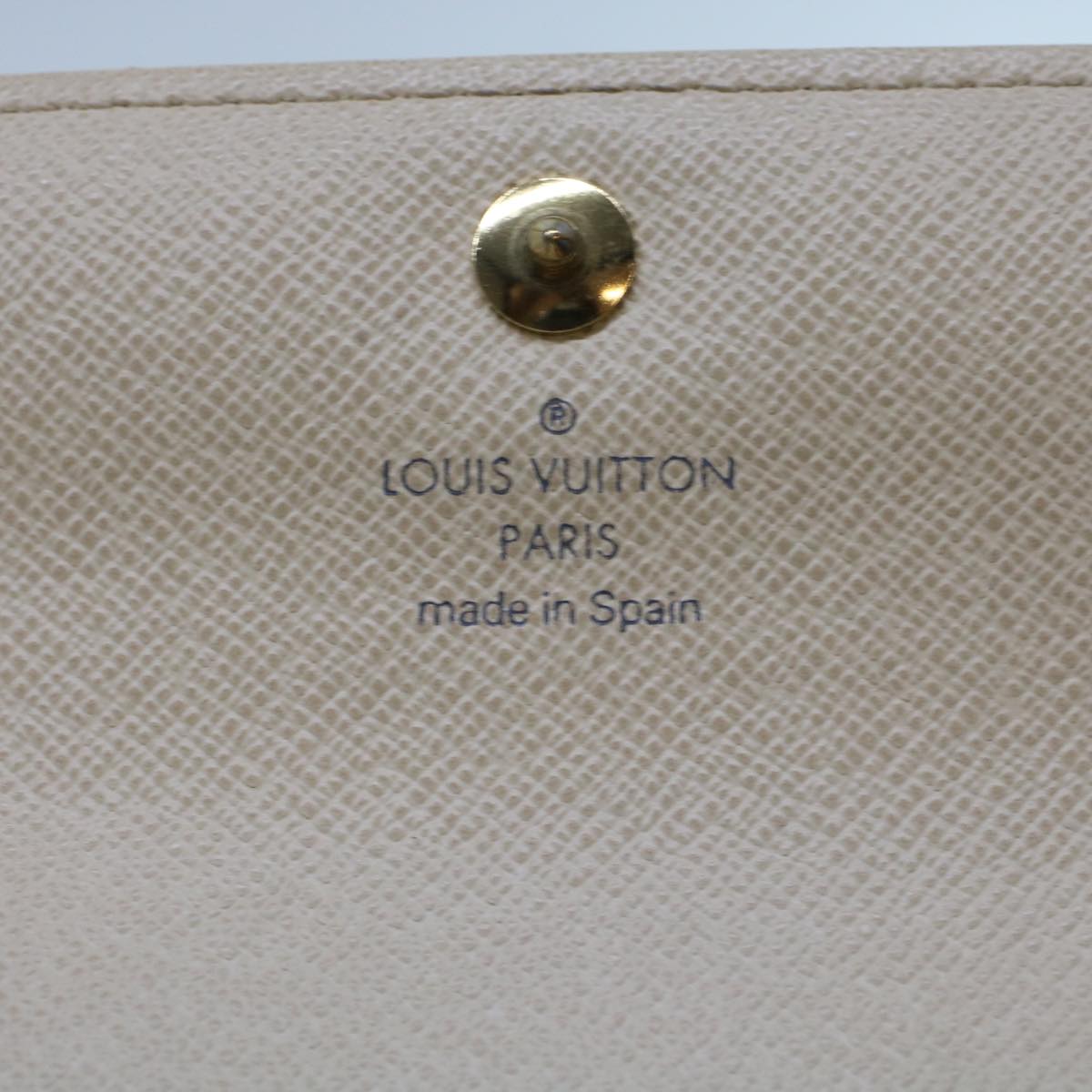 LOUIS VUITTON Damier Azur Portefeuille Alexandra Wallet N63068 LV  48625