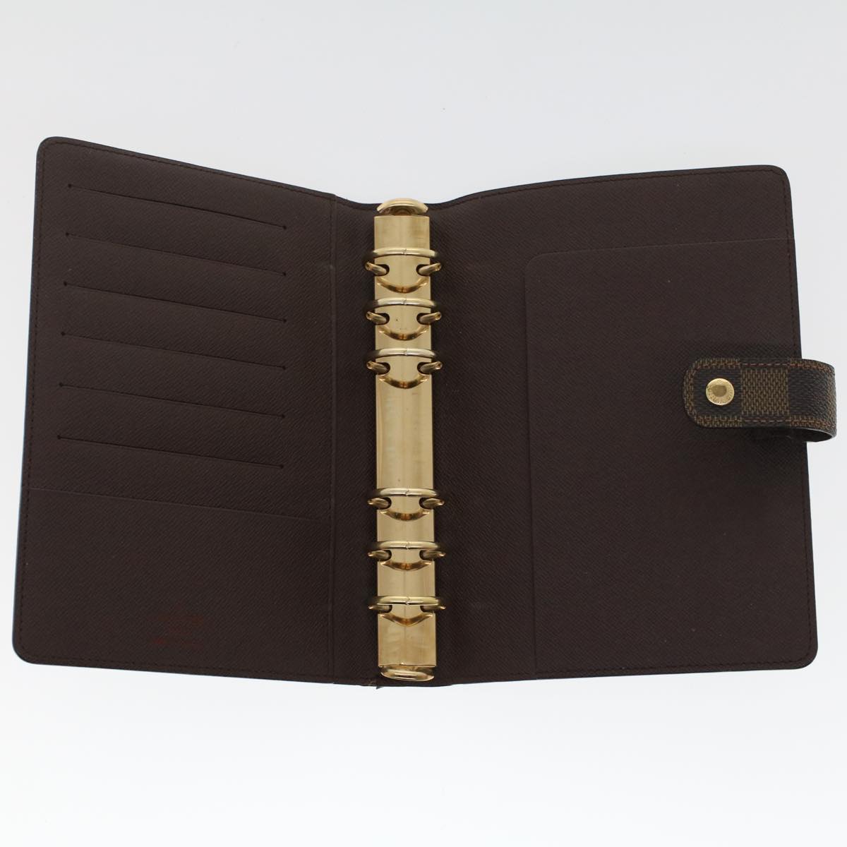 LOUIS VUITTON Damier Ebene Agenda MM Day Planner Cover R20240 LV  48770