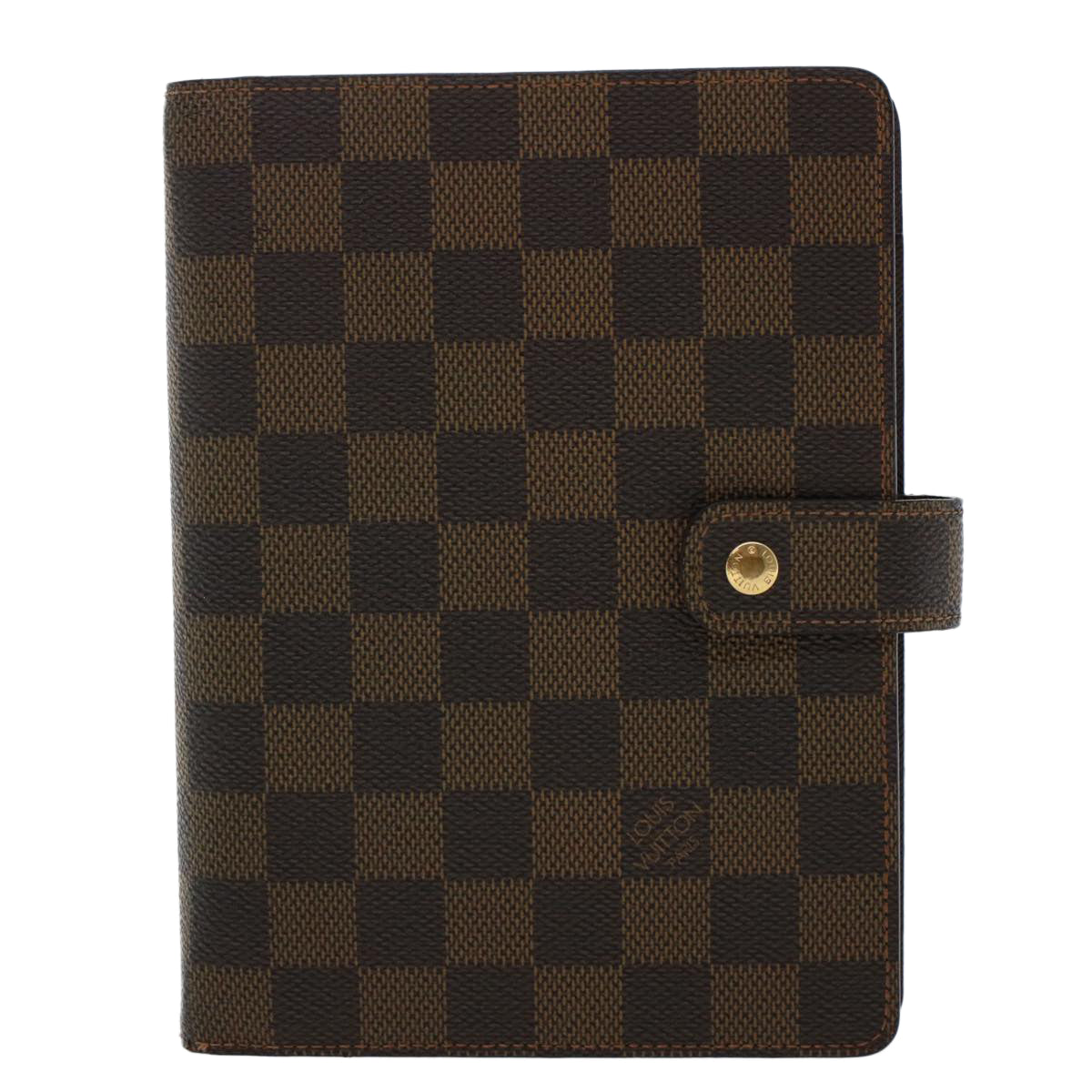 LOUIS VUITTON Damier Ebene Agenda MM Day Planner Cover R20240 LV  48770