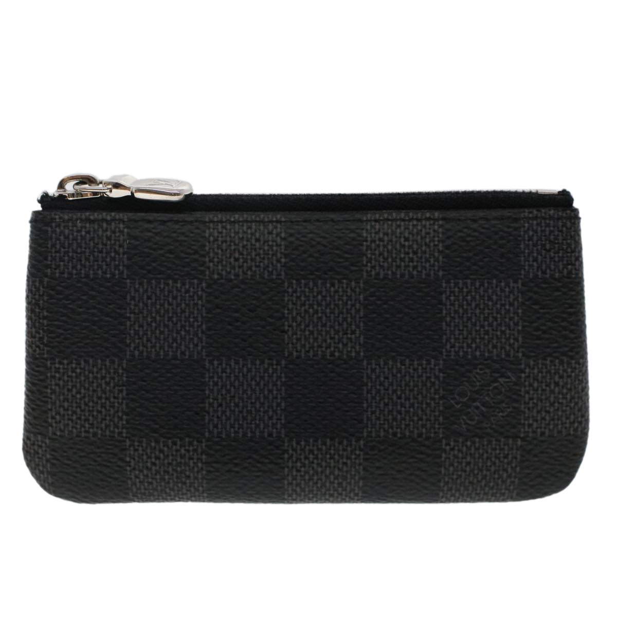 LOUIS VUITTON Damier Graphite Pochette Cles Coin Purse N60155 LV  48781