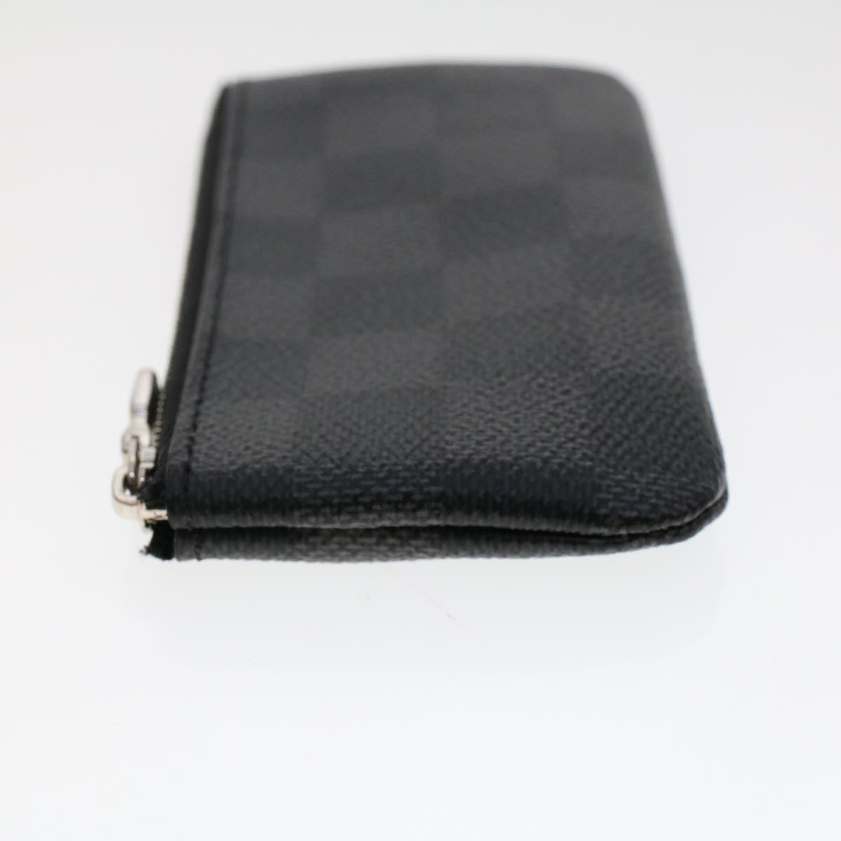 LOUIS VUITTON Damier Graphite Pochette Cles Coin Purse N60155 LV  48781