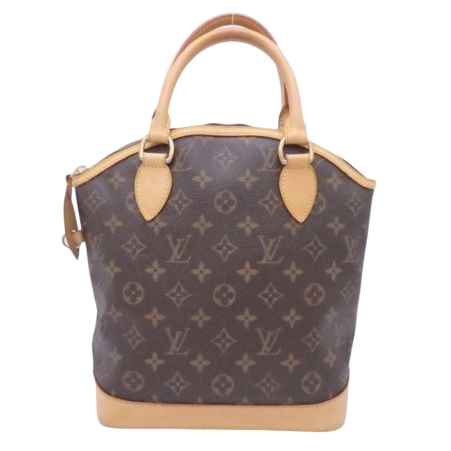 Louis Vuitton Brown Canvas Lockit handbag bag