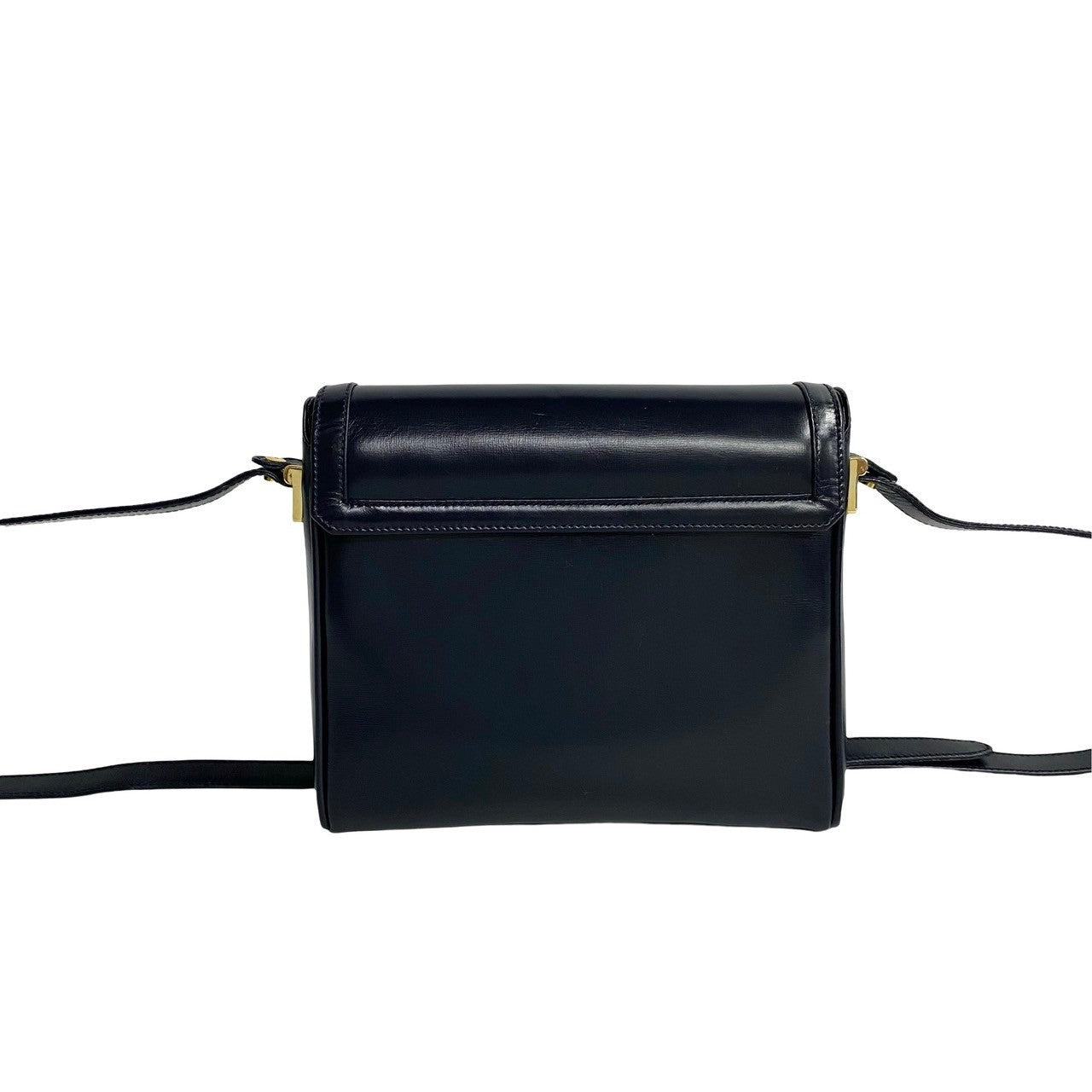 GUCCI Shoulder Bag leather Navy