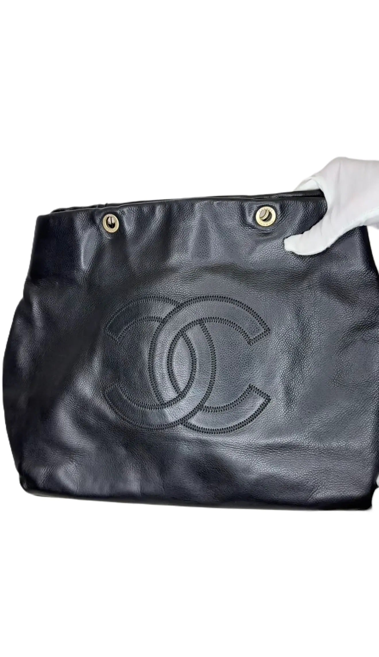 Gucci Medium Snow Glam Boston Bag - Black Handle EL-01