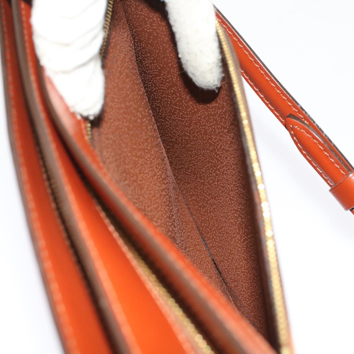 LOUIS VUITTON Epi Angian Clutch Bag Brown M52113 LV  48959