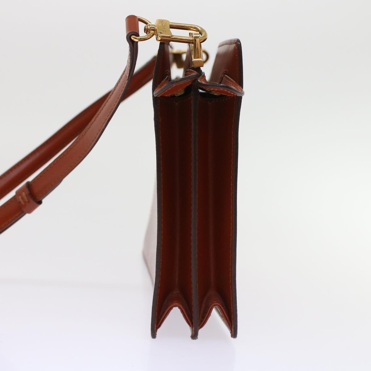 LOUIS VUITTON Epi Angian Clutch Bag Brown M52113 LV  48959