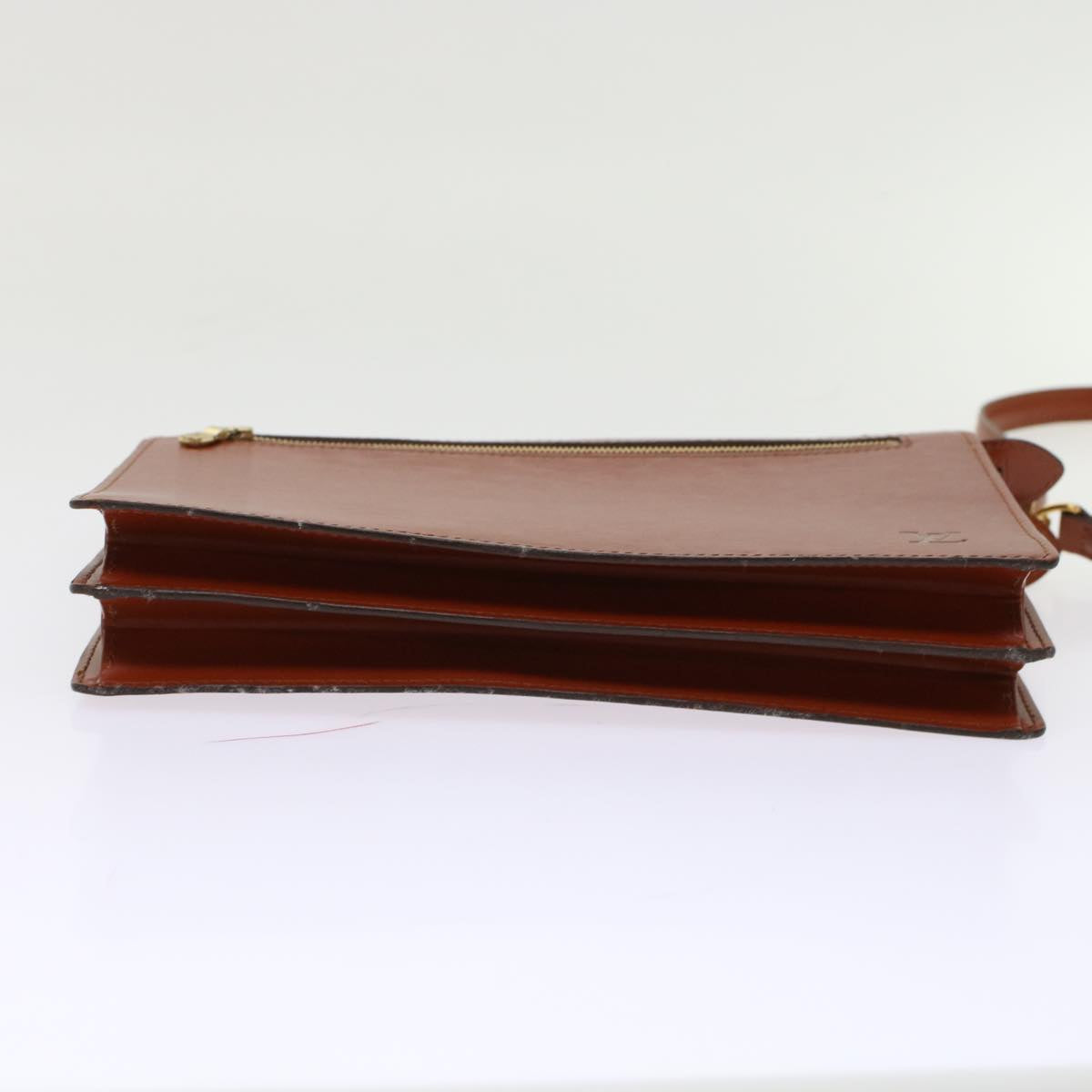 LOUIS VUITTON Epi Angian Clutch Bag Brown M52113 LV  48959