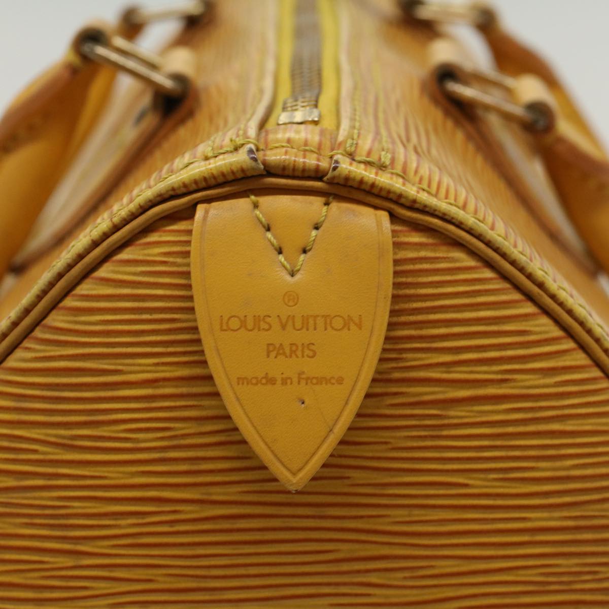 LOUIS VUITTON Epi Speedy 25 Hand Bag Tassili Yellow M43019 LV  48961