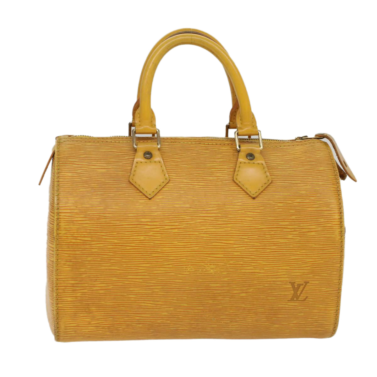 LOUIS VUITTON Epi Speedy 25 Hand Bag Tassili Yellow M43019 LV  48961