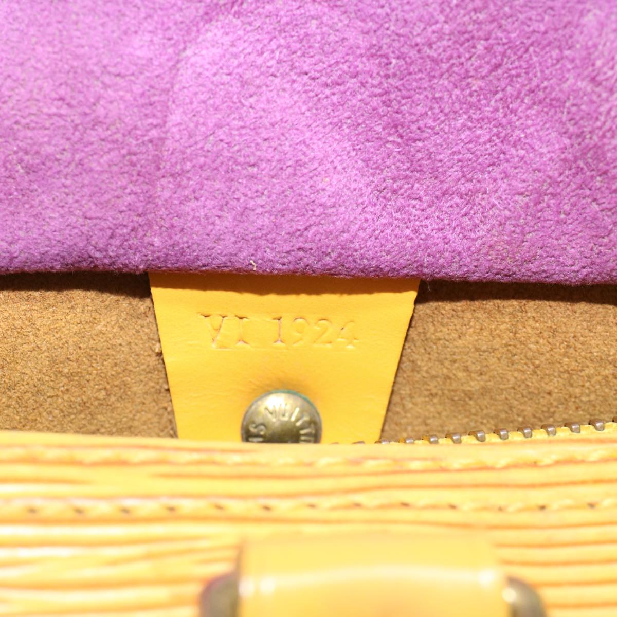 LOUIS VUITTON Epi Speedy 25 Hand Bag Tassili Yellow M43019 LV  48961