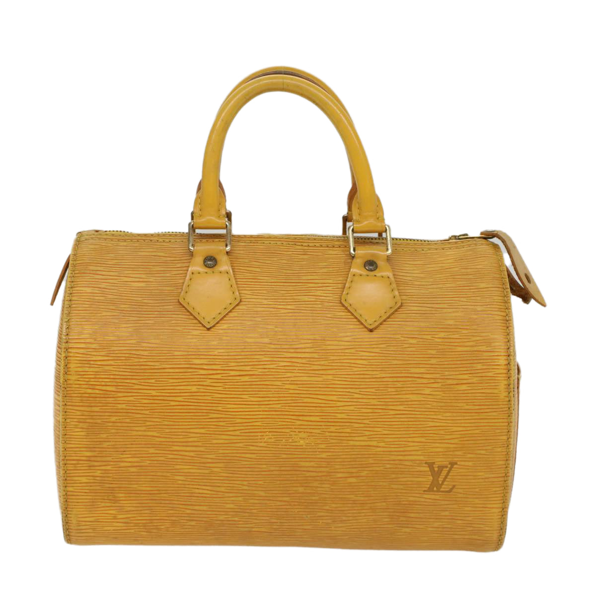 LOUIS VUITTON Epi Speedy 25 Hand Bag Tassili Yellow M43019 LV  48961