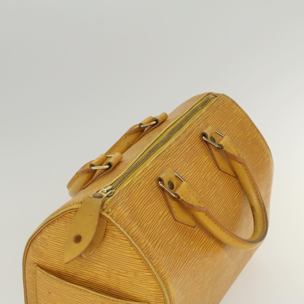 LOUIS VUITTON Epi Speedy 25 Hand Bag Tassili Yellow M43019 LV  48961