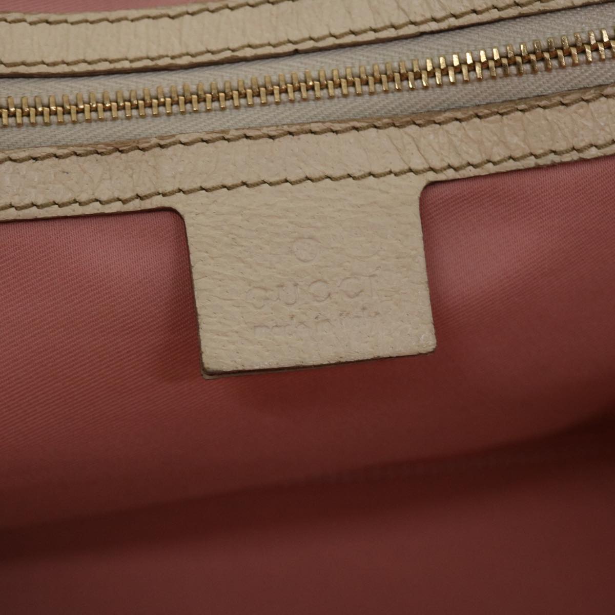 Gucci GG Canvas Sherry Line Hand Bag Pink White Green  49075