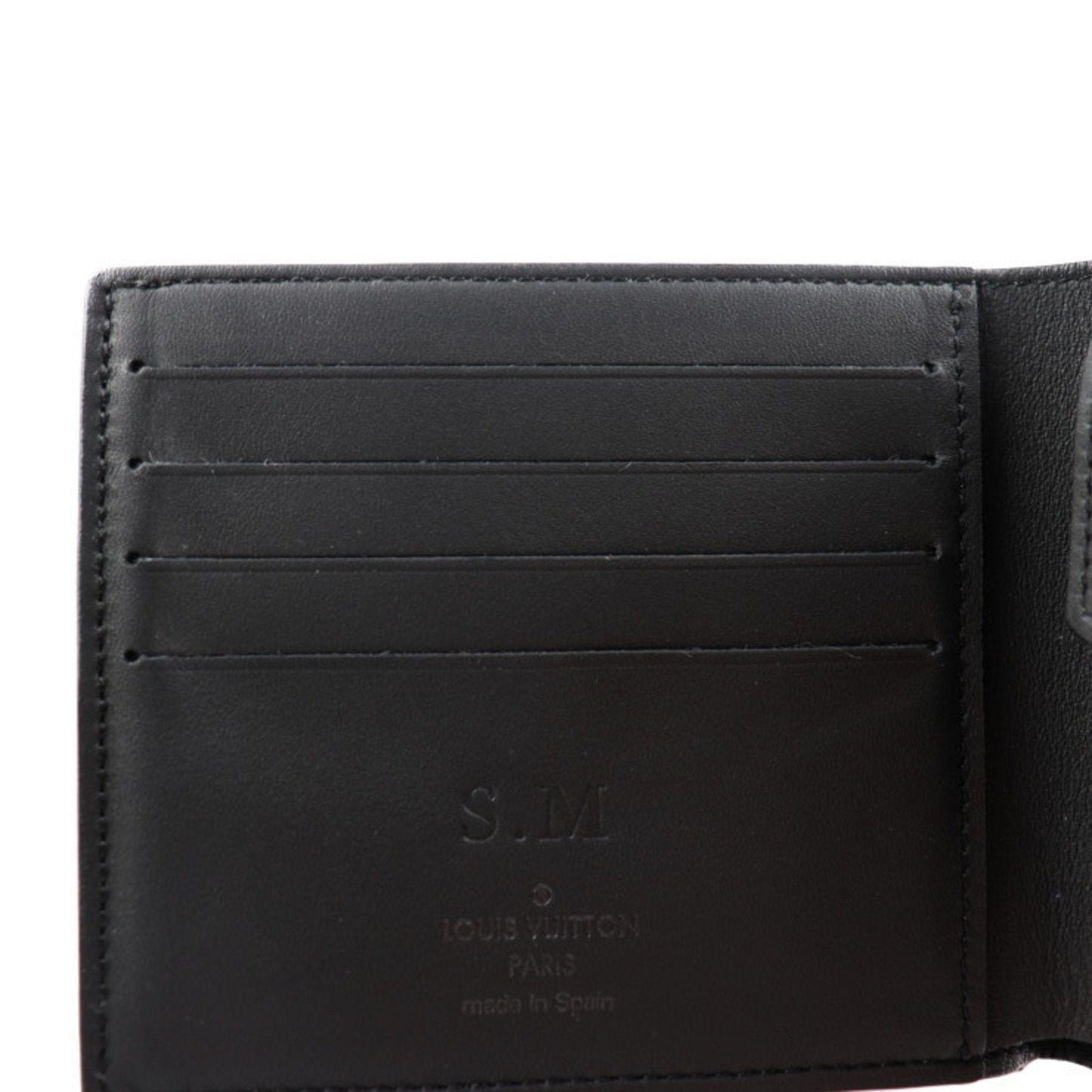 Louis Vuitton Black Canvas Marco wallet accessories