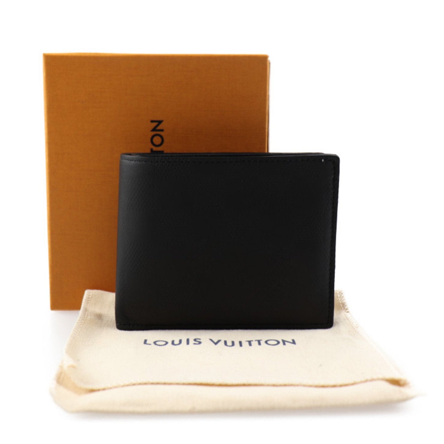 Louis Vuitton Black Canvas Marco wallet accessories