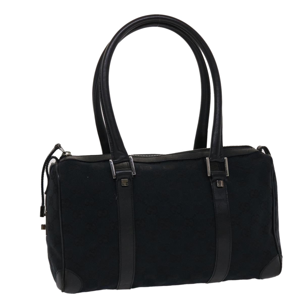 GUCCI GG Canvas Hand Bag Black  49079