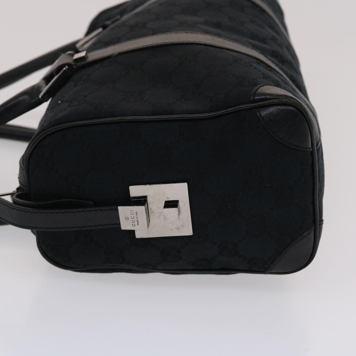 GUCCI GG Canvas Hand Bag Black  49079