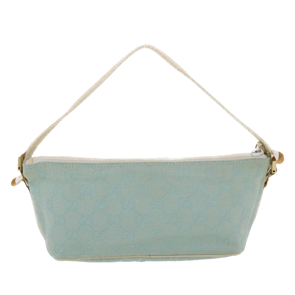 Gucci GG Canvas Accessory Pouch Light Blue White  49080