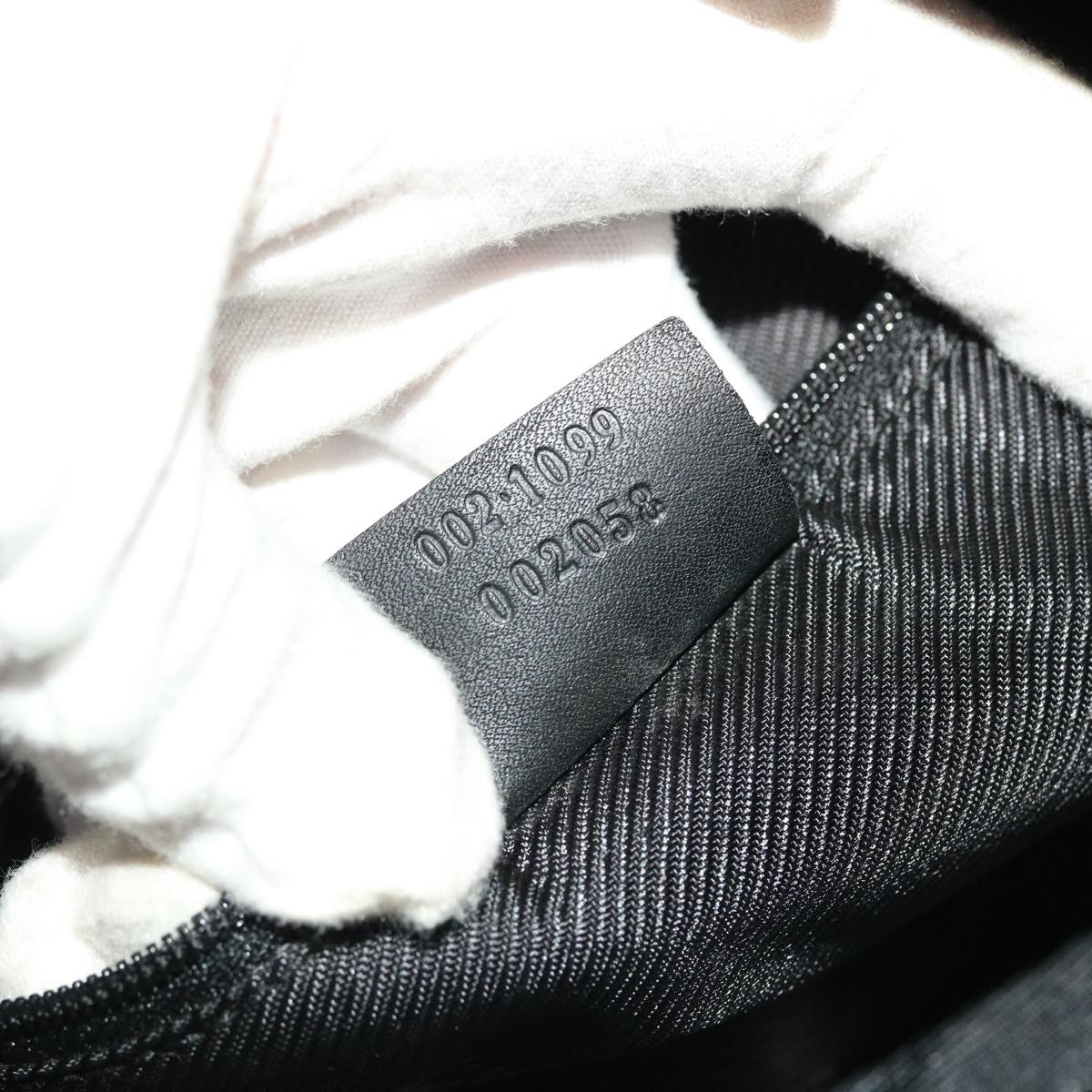 GUCCI GG Canvas Hand Bag Black  49083
