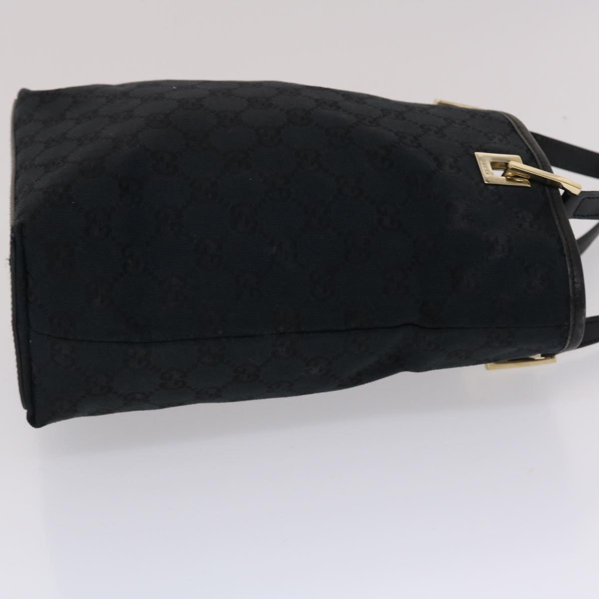 GUCCI GG Canvas Hand Bag Black  49083