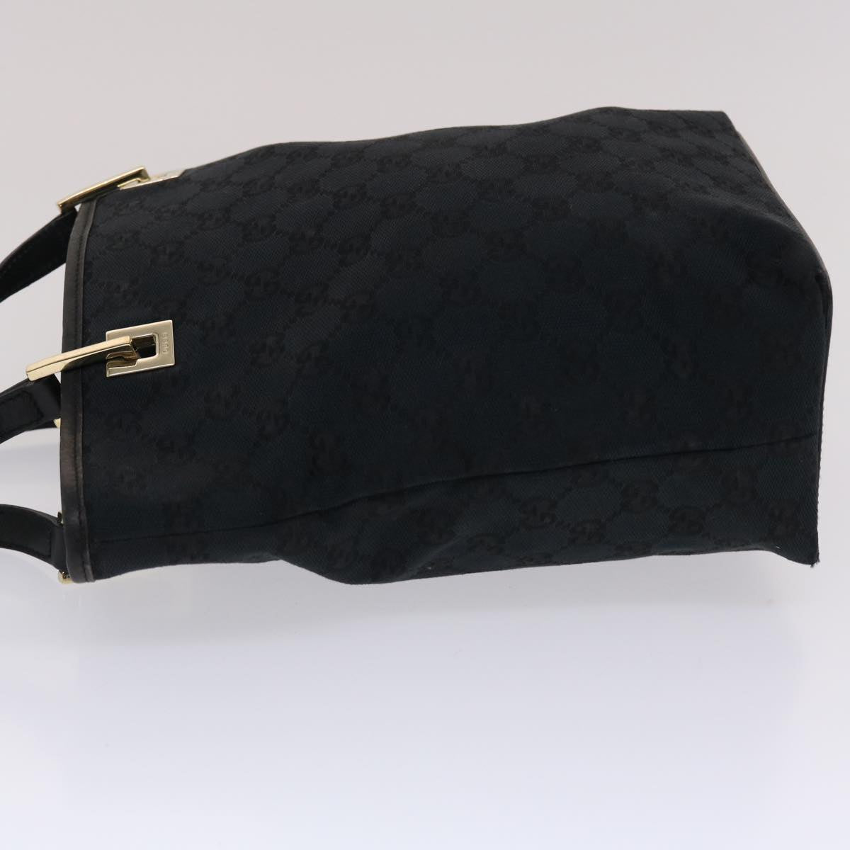 GUCCI GG Canvas Hand Bag Black  49083