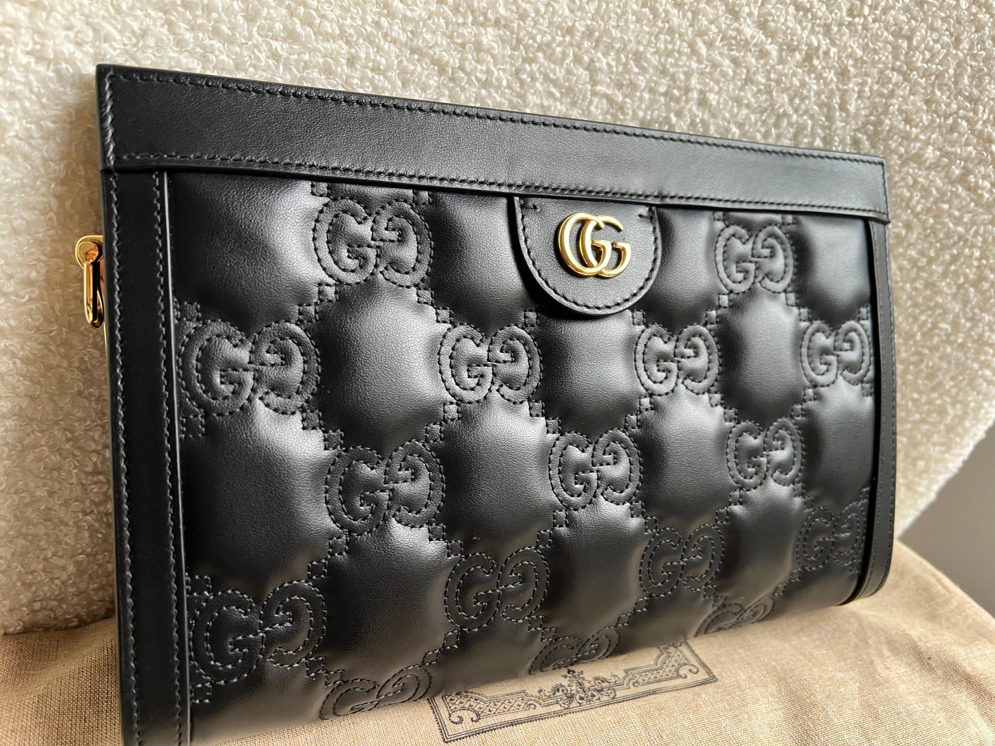 Gucci GG Matelasse Black Shoulder Bag (RRP £2230)