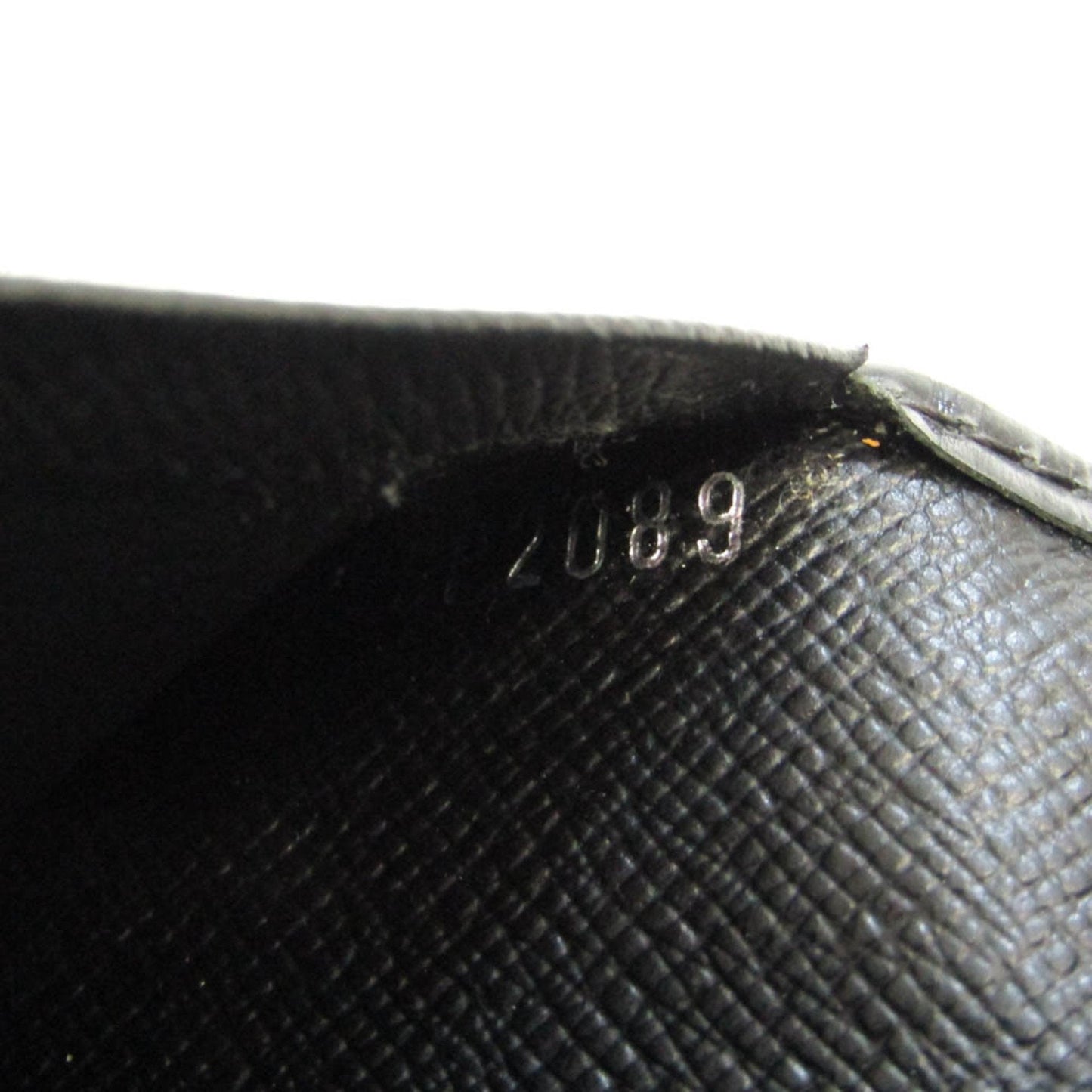 Louis Vuitton Black Leather Portefeuille Brazza wallet accessories